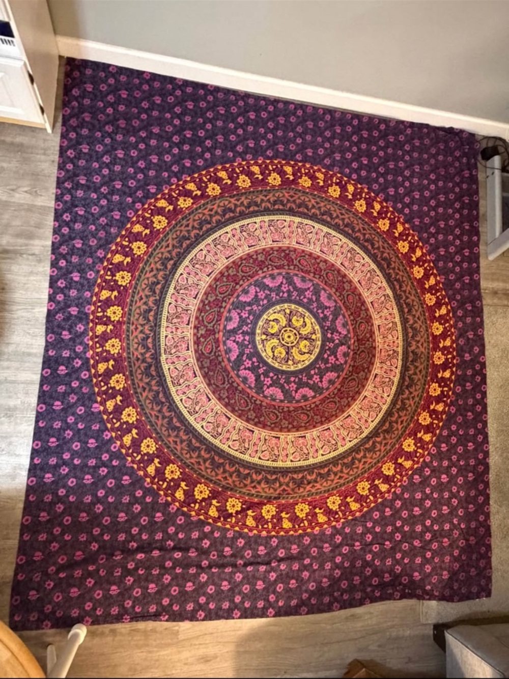 Boho Mandala Wall Tapestry